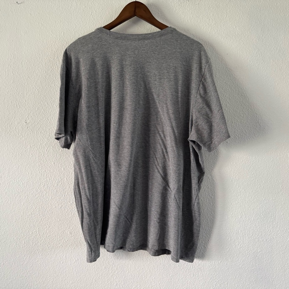 Nike Athletic Cut Retro Tee Short Sleeve Gray Men's XXL Distance Swoosh Tee - Picture 6 of 7